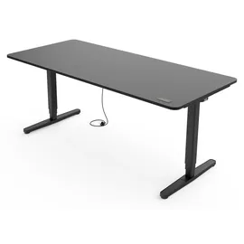 Yaasa Schreibtisch Desk Pro 140 x 80 cm Dunkelgrau/Schwarz