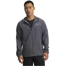 Under Armour Velociti Pro Storm Kapuzenjacke dunkelgrau - XXL