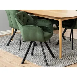 Actona Esszimmerstuhl Lola Waldgrün