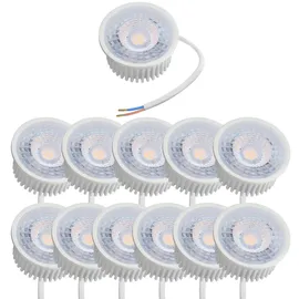 Oktaplex lighting Oktaplex LED Modul dimmbar Nizza 12er Set Warmweiß 2700K 4,9W 370lm GU10 Ersatz 230V