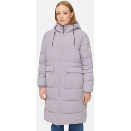 CAMEL ACTIVE Steppmantel mit verstellbarem Saum und fester Kapuze lila S