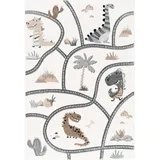 Pergamon Kinder Teppich Maui Kids Dino Straßenteppich Beige 120x170cm