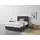 Cotta Boxbett COTTA "Lighstar", schwarz, B:126cm L:207cm, Komplettbetten, Boxspringbett, inklusive LED-Beleuchtung, Topper, Bettkasten und Zierkissen