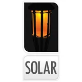 PROGARDEN Solarlampe Fackel Kunststoff 65 cm