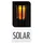 PROGARDEN Solarlampe Fackel Kunststoff 65 cm