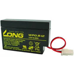 Kung Long WP 0.8-12 12V 0,8Ah AMP Stecker AGM Blei Batterie Rolladen Heim & Haus