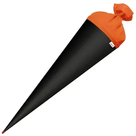 ROTH Bastelschultüte 70cm rund - Schultüte mit Stabiler Rot(h)-Spitze mit Filz-Verschluss