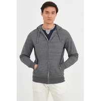 Blend Kapuzensweatjacke BHVelno in Grau | Gr.: M