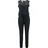 URBAN CLASSICS Ladies Tech Mesh Long Jumpsuit - Schwarz