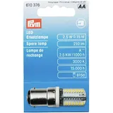 Prym LED Ersatzlampe für Nähmaschine Bajonett Metall / Transparent, 51 x 15 mm