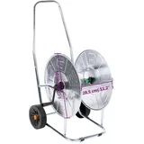 vidaXL Schlauchwagen 80 m 3/4" silberfarben