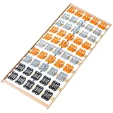 Coemo Tellerlattenrost Natur, Holz, 100x200 cm Schlafzimmer, Lattenroste, Tellerlattenroste