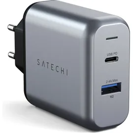 Satechi 30W Dual-Port Wall Charger Space Grey