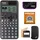 DynaTech Casio FX-991 DE CW mit Jeans-Tasche hellblau, Zirkelset