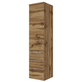 Held Davos Midischrank 30 x 130 cm Braun MDF/Spanplatte
