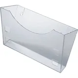 Helit Prospekthalter H6103002 DIN A4/A5/A6 1Fach PS glasklar