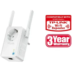 TP-LINK TL-WA860RE 300MBit/s WLAN Repeater mit Frontsteckdose