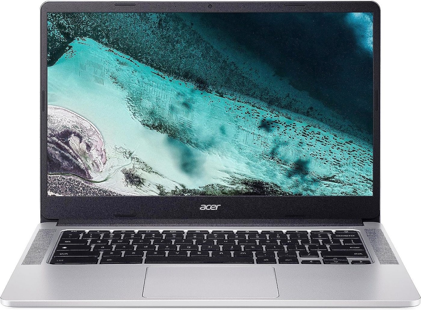 Asus CB314-3HT Chromebook (Intel Celeron N4500, UHD Graphics, 2xUSB 3.2 Type-C, 2x USB.30 Type-A - WIFI 6 WLAN AX, HDR-Webcam) silberfarben