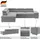 sit&more Ecksofa Valantine V, wahlweise mit Bettfunktion, grau