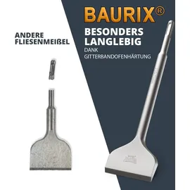 BAURIX Flachmeißel SDS Plus 250 x 75 mm