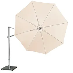 Knirps Ampelschirm Ø 340 cm Polyester Beige Natur
