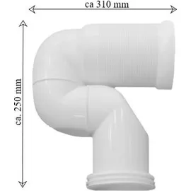 Bäder Boutique Spezial S-Siphon Siphon kürzbar
