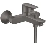 Hansgrohe Talis E Einhebel-Wannenmischer Aufputz brushed black chrome