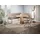 OTTO home Eckbankgruppe Gabi Essecke, Sitzgruppe, Eckbankgruppe, Küchenbankgruppe, (Set, 4-tlg., 4tlg), Gestell aus matt-schwarzem Flachmetall, stabil, 2-Stoff-Design beige|braun