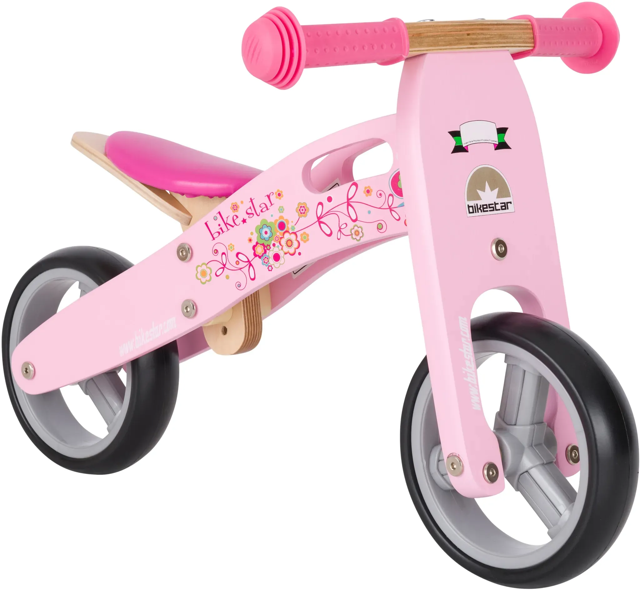 Laufrad BIKESTAR "2-in-1" Laufräder pink Kinder