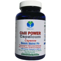 Vitalleben Red Chili Fat-BURNER CAPSAICIN Kapseln 180 St.