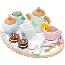 UMU Toys Afternoon Tea Set Activity Spielzeug aus Holz 3y+