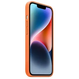 Apple iPhone 14 Leder Case mit MagSafe orange