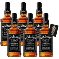 Jack Daniels 6er-Set BLACK LABEL NO. 7 TENNESSEE WHISKEY 6x 1L (40% vol.) - [En