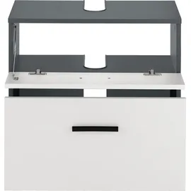 INOSIGN Waschbeckenunterschrank Skara 60 x 55 cm Weiß