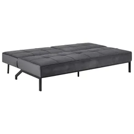 Actona Schlafsofa Perugia Stoff Grau Dunkelgrau