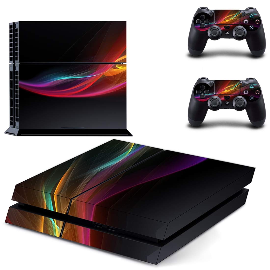 DolDer PS4 Skin Sticker/Aufkleber Folie schützende Haut Schale für Sony PS4 Konsole und 2 Dualshock Controller (Sticker 2388)