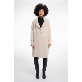 RINO & PELLE Longstrickjacke Beige S