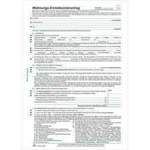 RNK Verlag Vordruck \"Wohnungs-Einheitsmietvertrag\", DIN A4,