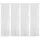 HOME WOHNIDEEN JENNA Schiebegardine Klettband 57 x 245 cm Beige/Weiß 4 St.