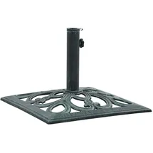 vidaXL Schirmständer Gusseisen 12 kg 49 cm Grün
