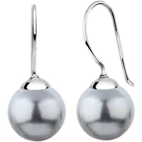 Nenalina Ohrhänger Synthetische Perle 925er Silber Ohrringe Damen