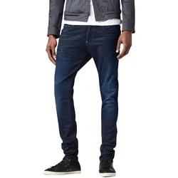 G-Star Jeans Revend Super Slim Herren Jeans Super Slim Blau Tiefer Bund Knopfleiste 32W /  36L