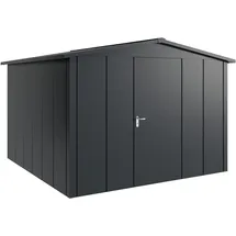 Hörmann Metall-Gerätehaus Juno JSD14 L-Sk 7016) 1-flg R Satteldach