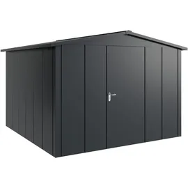 Hörmann Metall-Gerätehaus Juno JSD14 L-Sk 7016) 1-flg R Satteldach