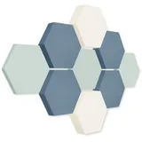 platino24 Akustikpaneel Edition LOFT bunt 9 St. Ø 30 cm