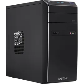 Captiva Power Starter I57-556 Pentium Gold G6400, 8 GB DDR4-SDRAM 2,48 TB HDD+SSD Windows 11 Home Midi Tower PC Schwarz