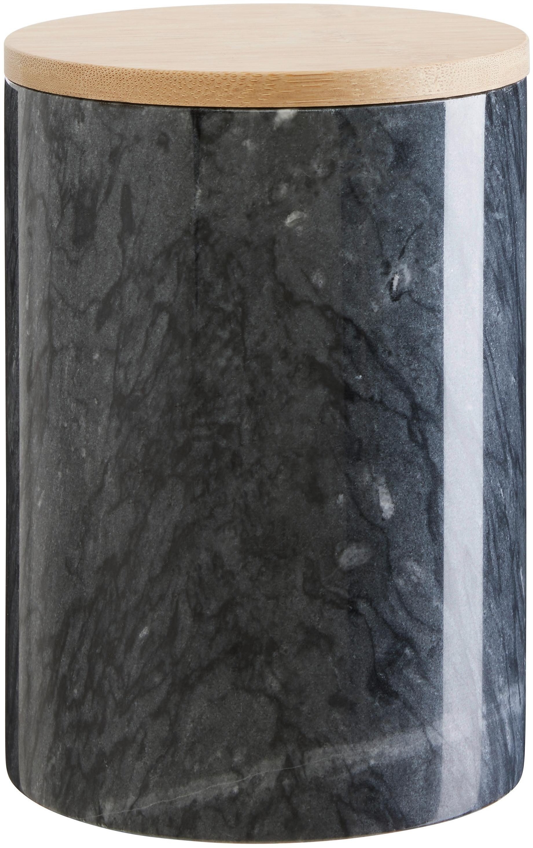 Vorratsdose Marble L in Schwarz 1l