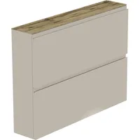 MODERANO Hängeschuhschrank Eiche 110 x 82 x 22 cm khaki matt / khaki