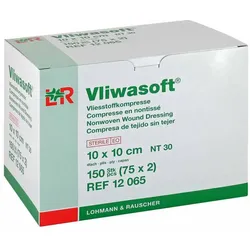 Vliwasoft Vlieskompressen 10x10 cm steril 4l.