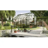 Vitavia Gewächshaus Uranus 9900 Smaragd 9,9 m2 inkl. Fundament